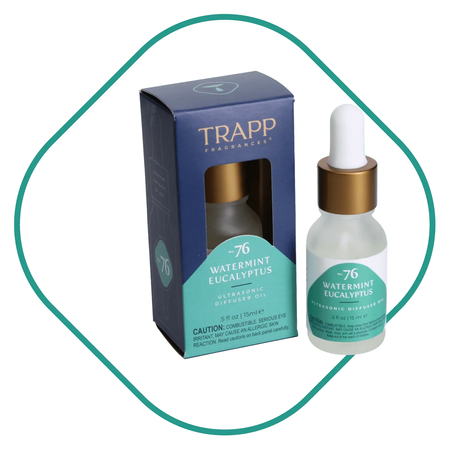 Trapp No.76 Watermint Eucalyptus Ultrasonic Diffuser Oil - Diffuser Oil