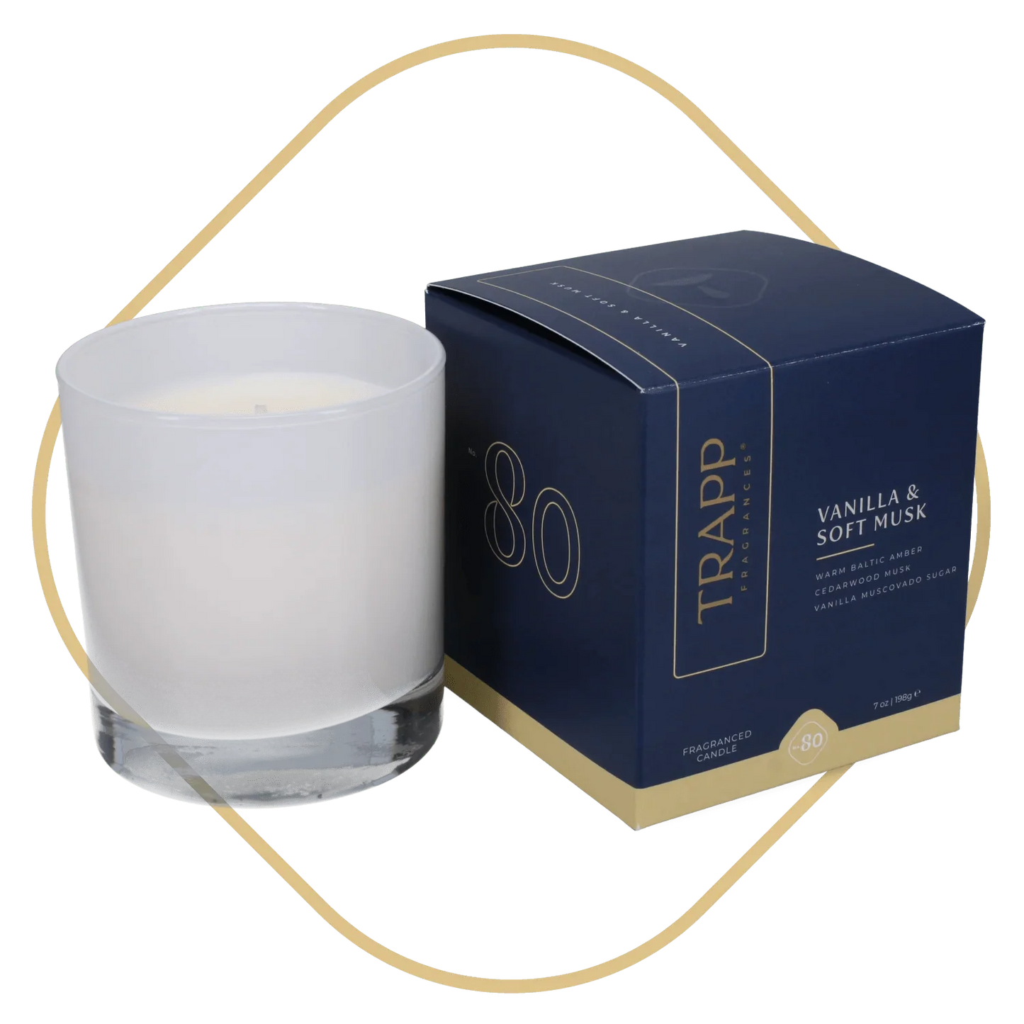Trapp No. 80 Vanilla & Soft Musk 7 oz Signature Candle - Candle