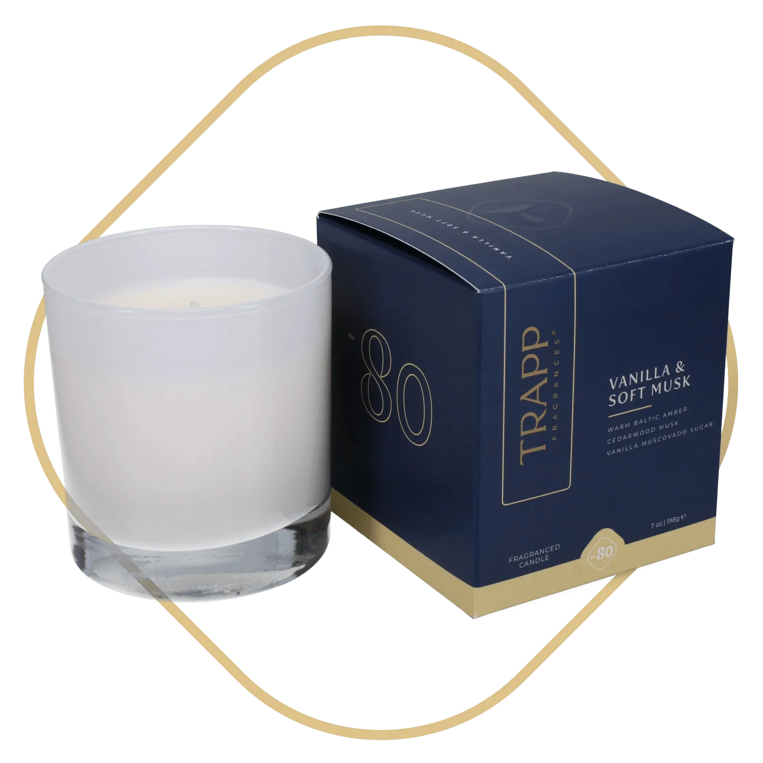 Trapp No. 80 Vanilla & Soft Musk 7 oz Signature Candle - Candle