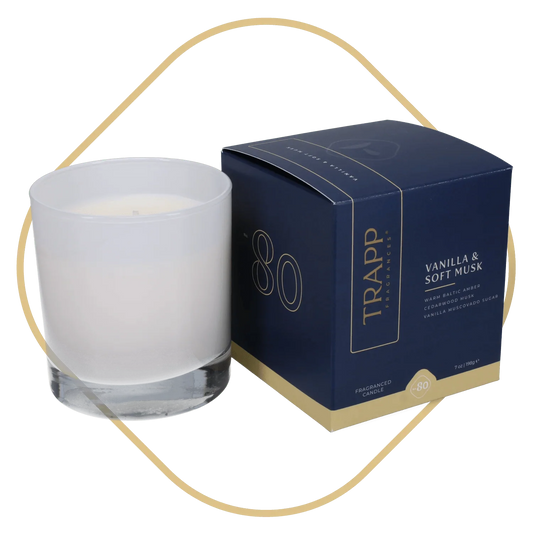 Trapp No. 80 Vanilla & Soft Musk 7 oz Signature Candle - Candle
