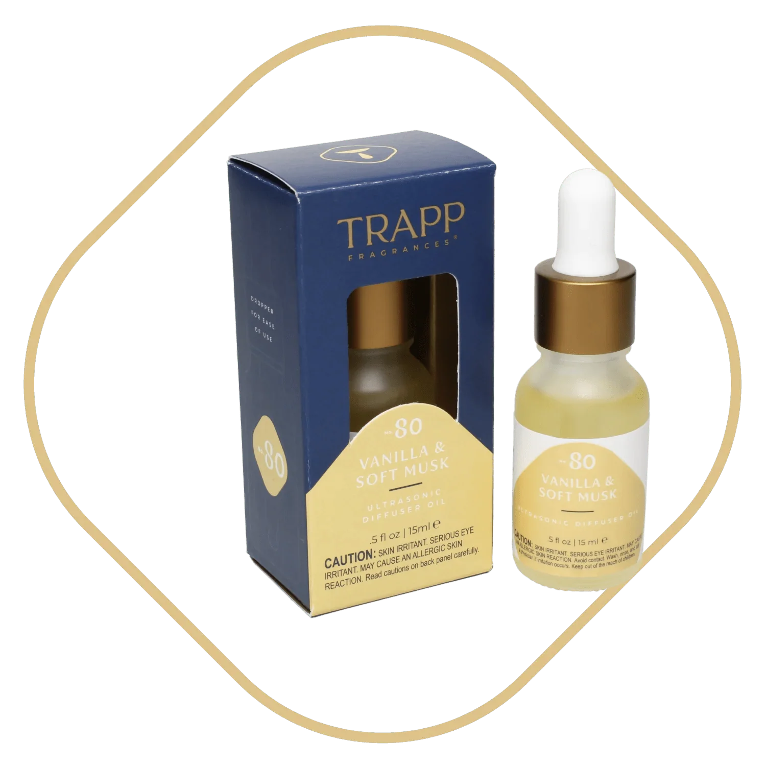 Trapp No. 80 Vanilla & Soft Musk Ultrasonic Diffuser Oil - Diffuser Oil