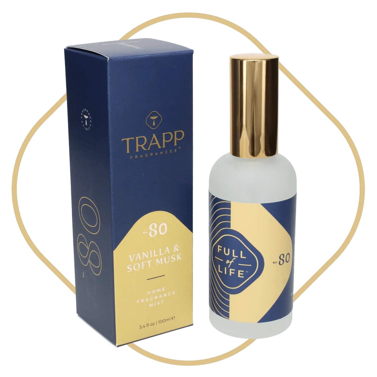 Trapp No. 80 Vanilla & Soft Must Fragrance Mist - Room Spray
