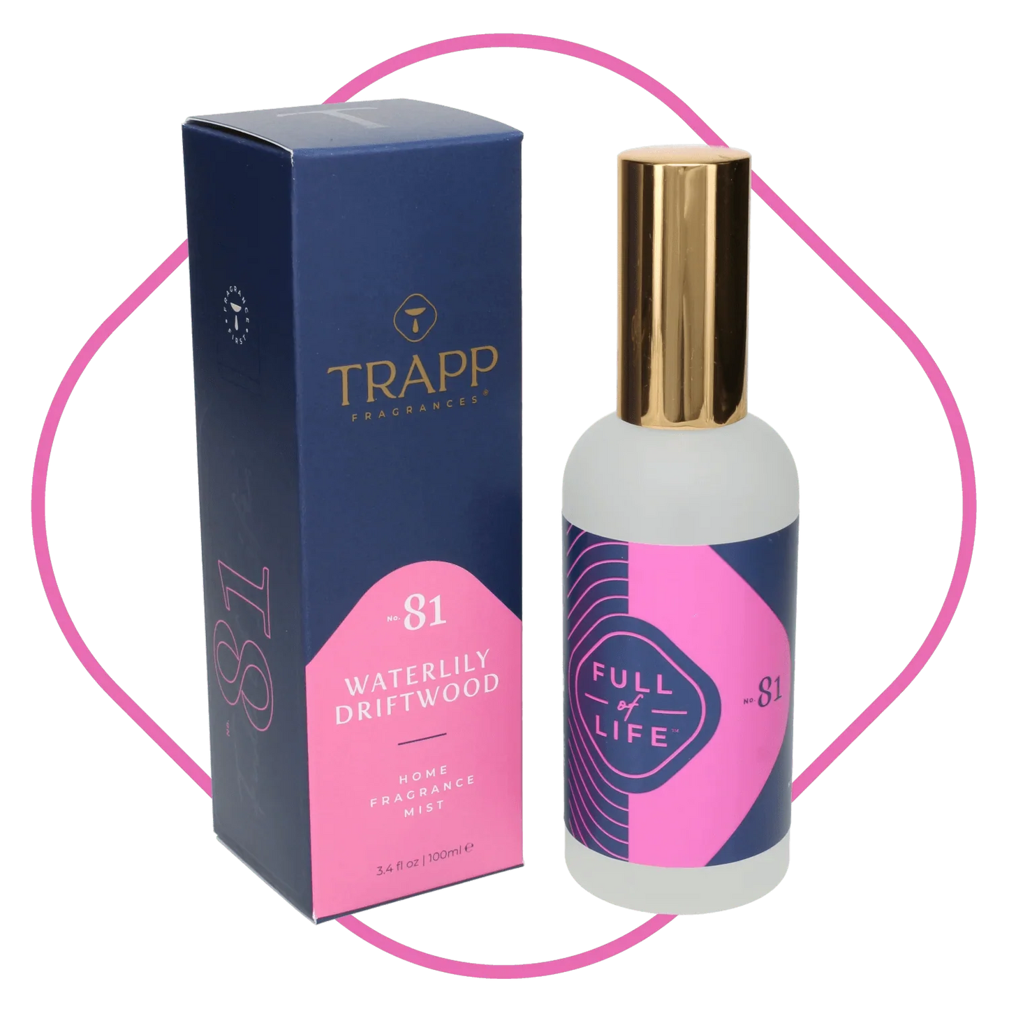 Trapp No.81 Waterlily Driftwood Home Fragrance Mist - Room Spray
