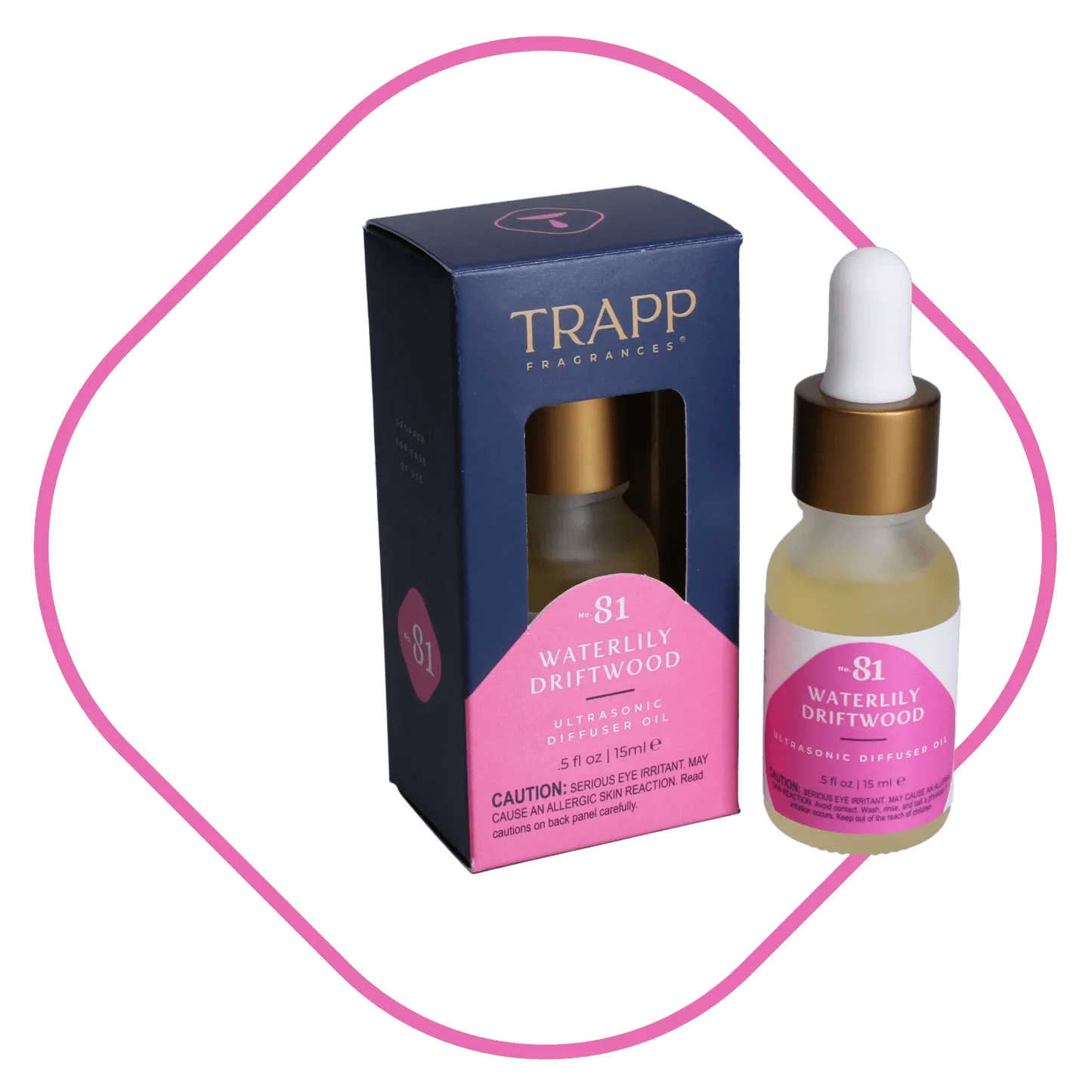 Trapp No.81 Waterlily Driftwood Ultrasonic Diffuser Oil - Diffuser Oil