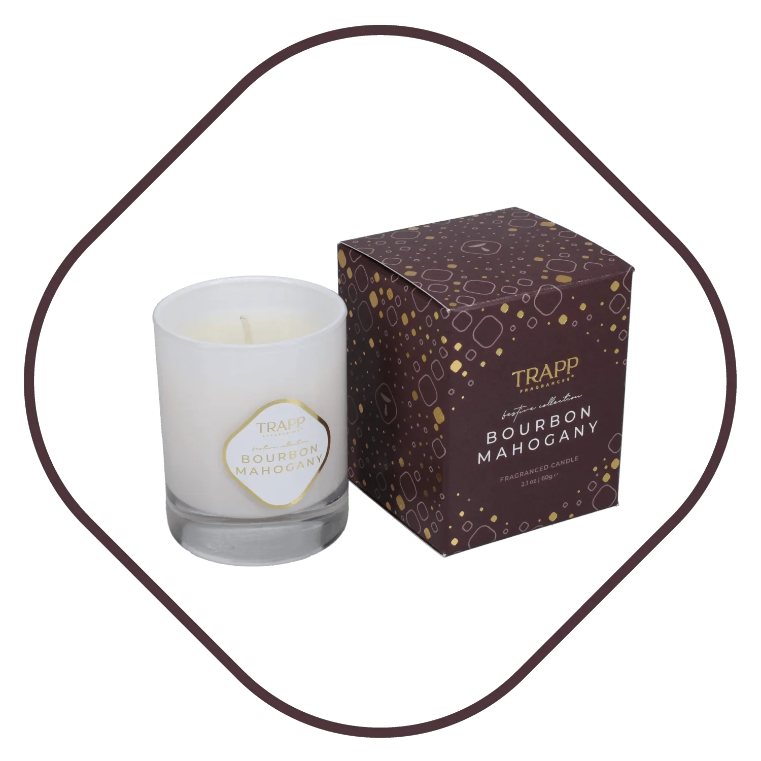 Trapp No. 97 Bourbon Mahogany Votive Candle