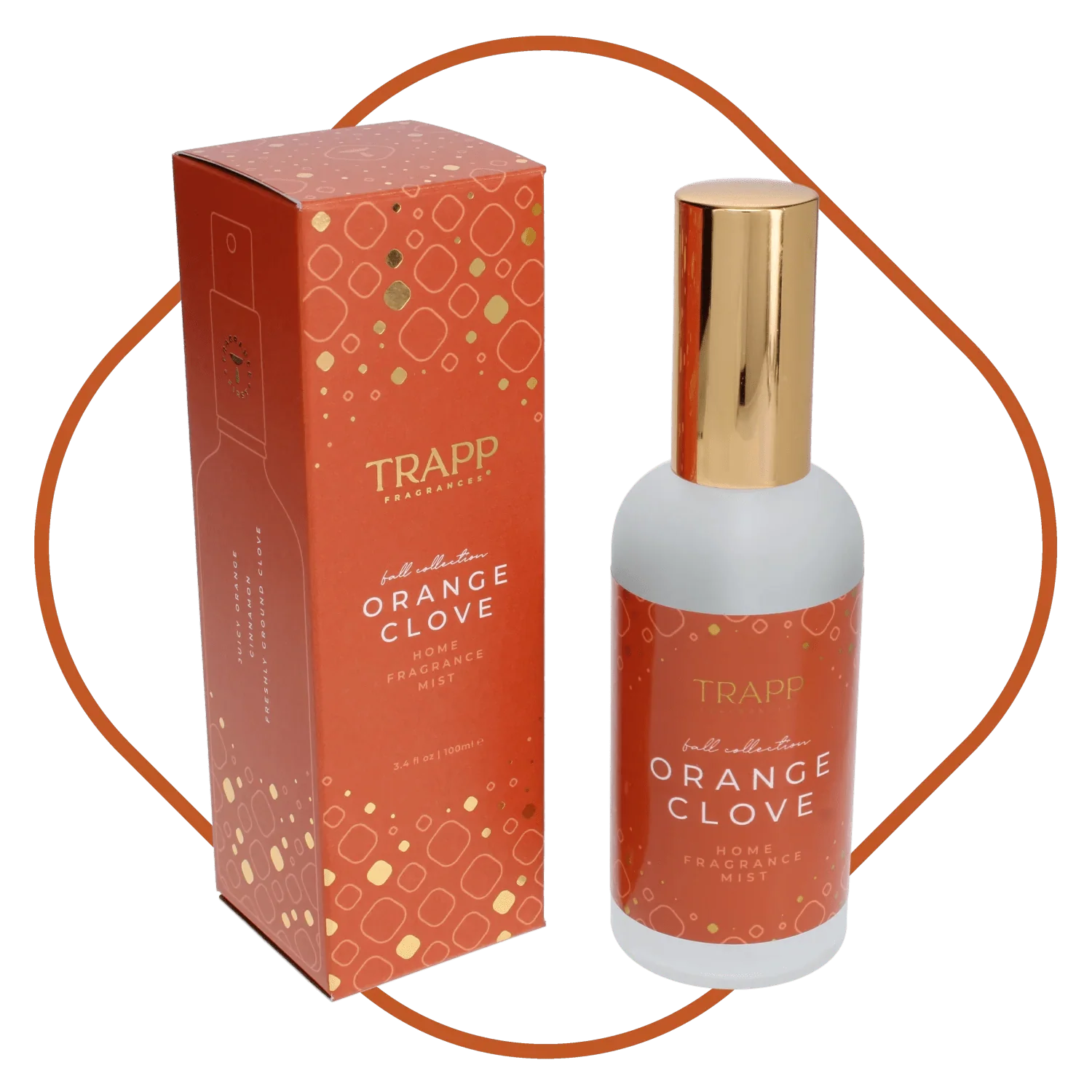 Trapp Orange Clove Home Fragrance Mist - Holiday