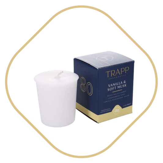 Trapp No. 80 Vanilla & Soft Musk 2 oz Votive Candle