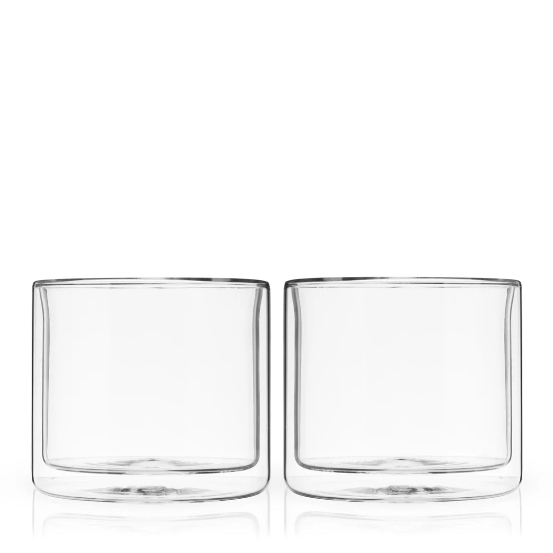 Double Walled Old Fashioned Glasses - Set of 2