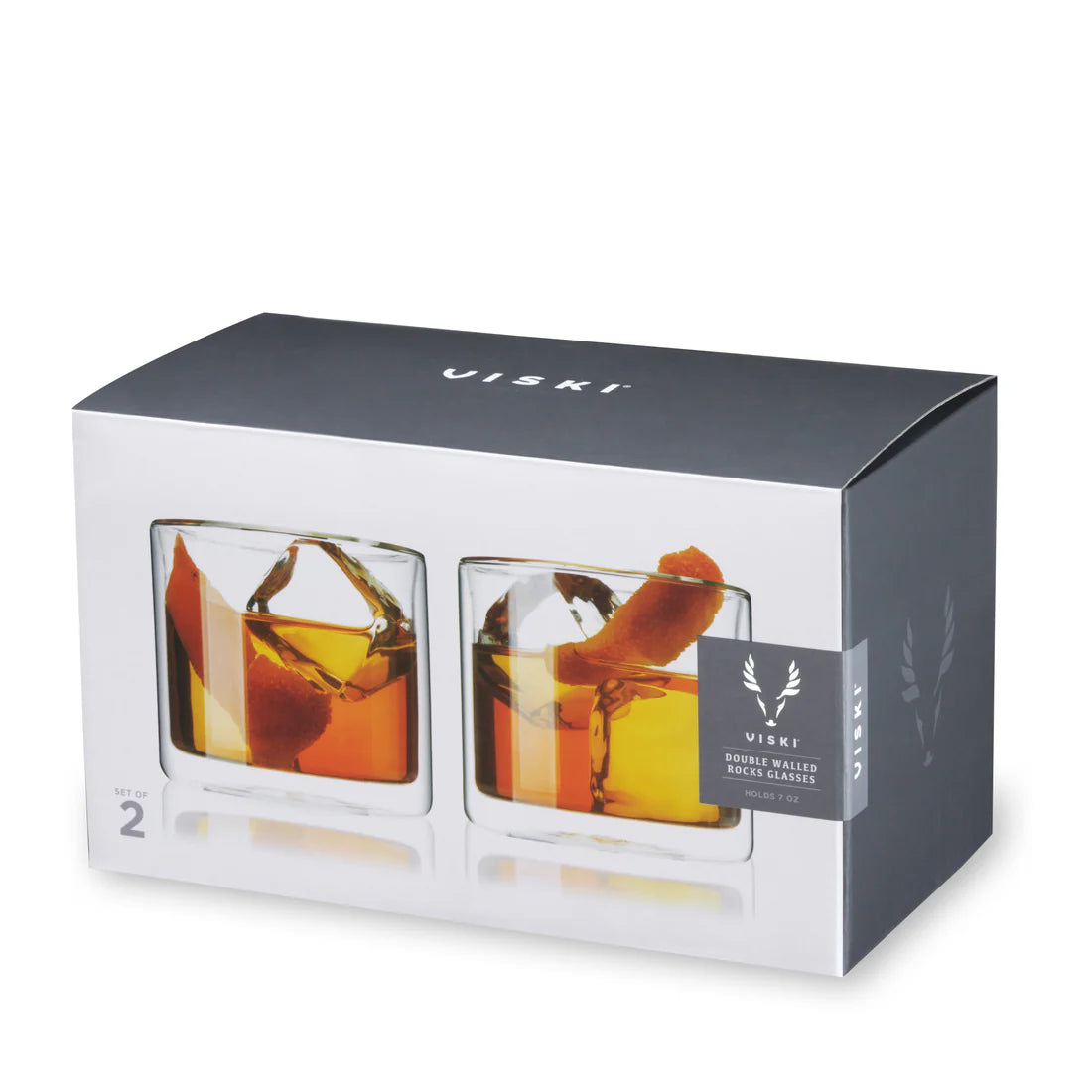 Double Walled Old Fashioned Glasses - Set of 2