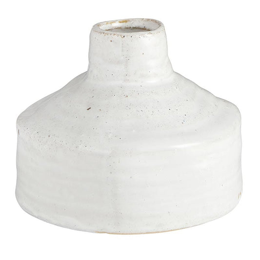 Wide Top  Organic Ceramic Vase