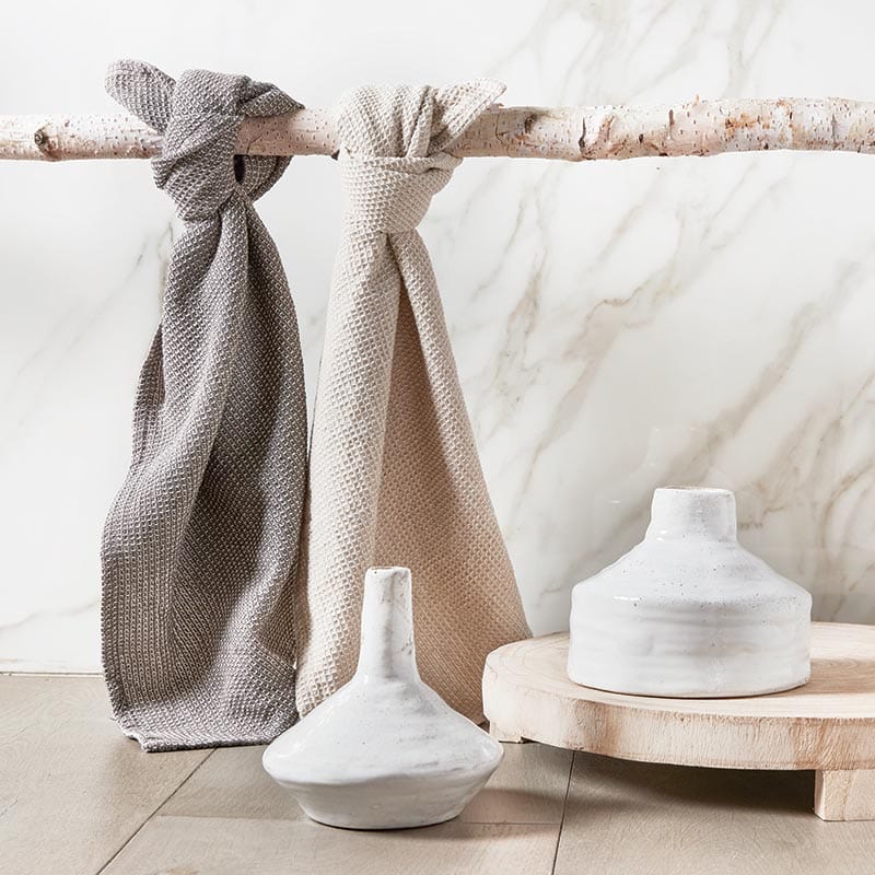Pointed Top Organic Ceramic Vase