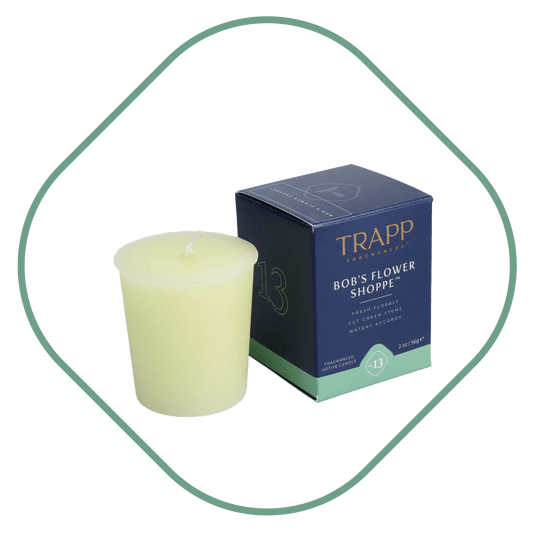 Trapp No.13 Bob's Flower Shoppe Votive Candle