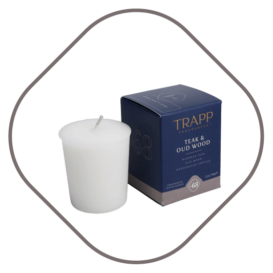 Trapp No.68 Teak and Oud Wood Votive Candle